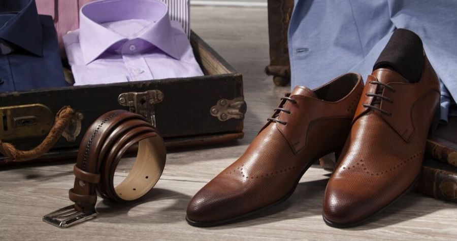 skórzane buty męskie