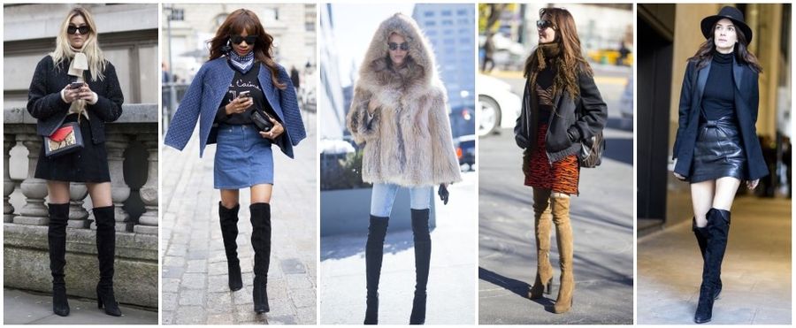 wysokie kozaki, długie kozaki, jesień, zima, streetstyle, inspiracje