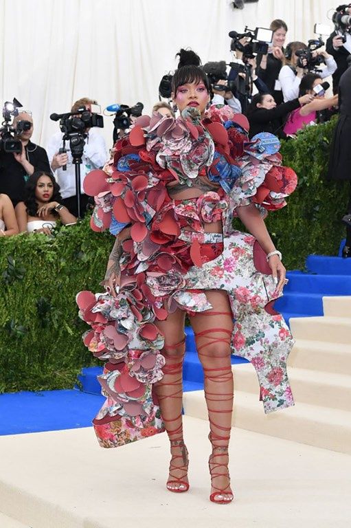 rihanna na met gali w 2017 roku