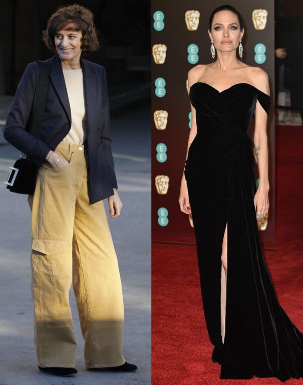angelina jolie, ines de la fressange