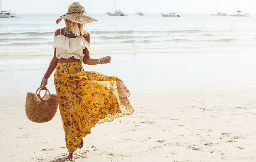 spódnica boho