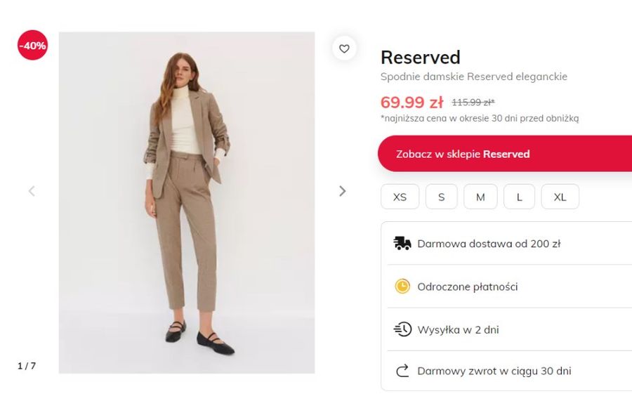 Najmodniejsze spodnie z wyprzedaży w Reserved na morele.lol