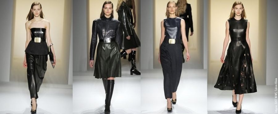 <p>Moda na skórzane ubrania trwa od kilku lat.</p><p>Co rok powraca w innym wydaniu. Zimą 2014 skórę nosimy w minimalistycznym stylu.</p><p>Nasza stylistka Monika Mia Grelewicz proponuje inwestować w skórzane ubrania i dodatki, najlepiej w czarnym kolorze.</p>