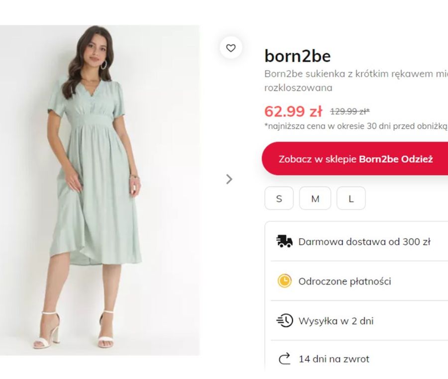 Ta sukienka z born2be to ideał dla 50-latek