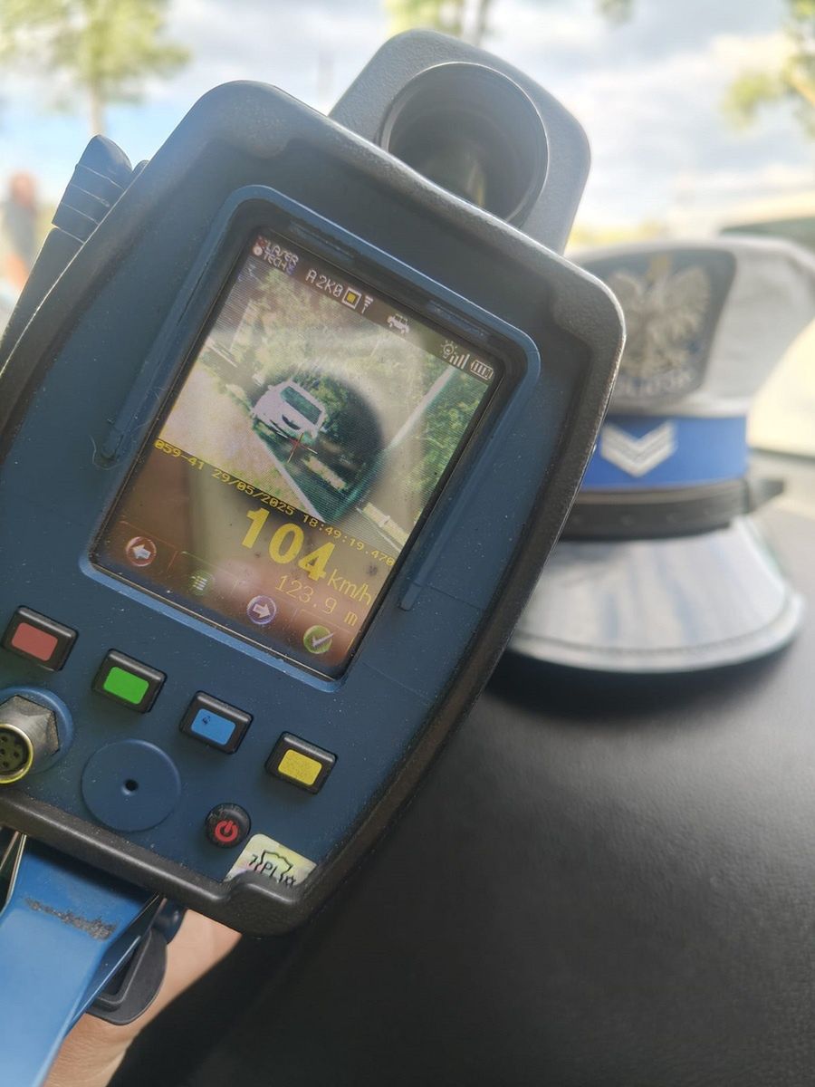 Kierowca przekroczył prędkość 