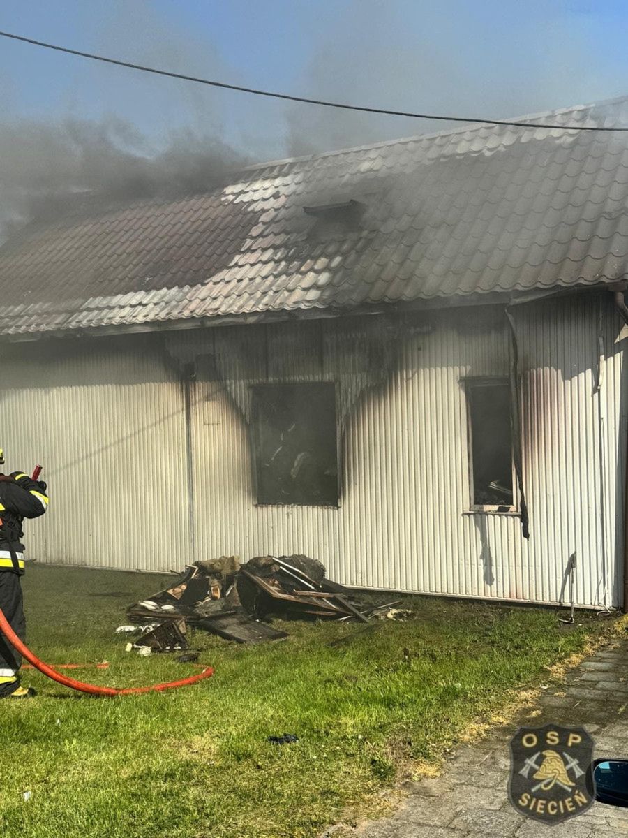 Wybuch butli z gazem w "Barze pod sumem" w Murzynowie!