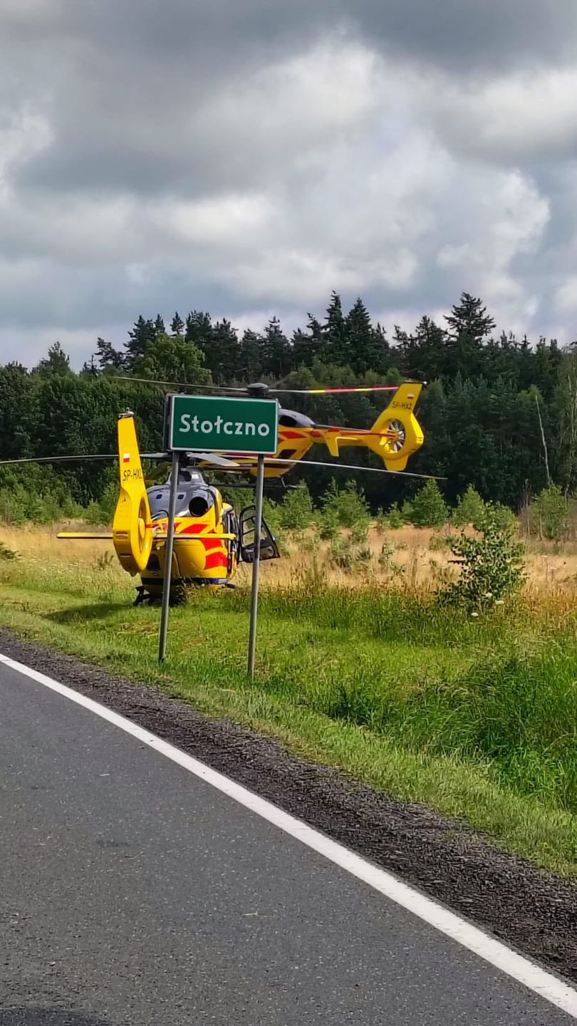 Wypadek DK25 Stołczno