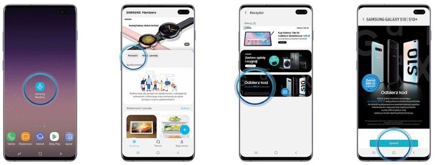 Galaxy S10 i Galaxy S10+ promocja
