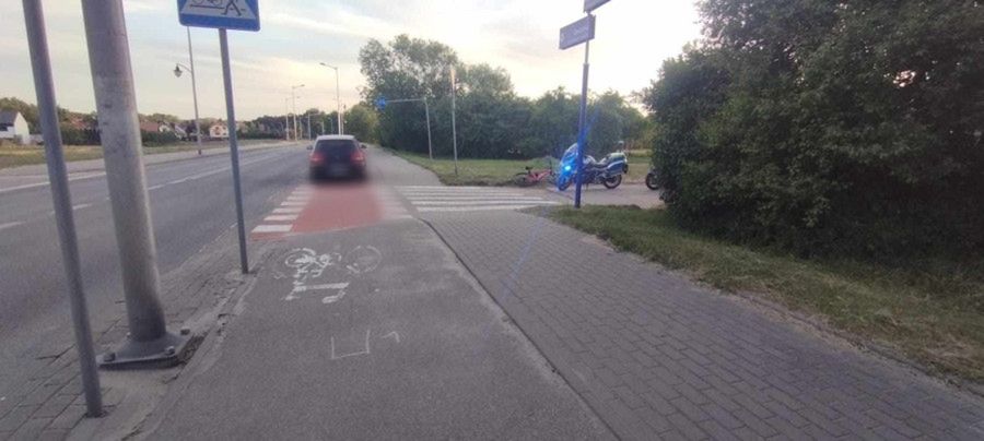 PILNE: kolizja i wypadek z udziałem rowerzysty!