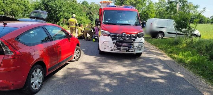 Zdarzenie drogowe w Brodach Dużych!