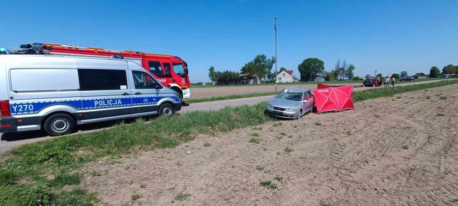 PILNE: śmiertelne potrącenie rowerzysty w Wilkęsach! [ZDJĘCIA]