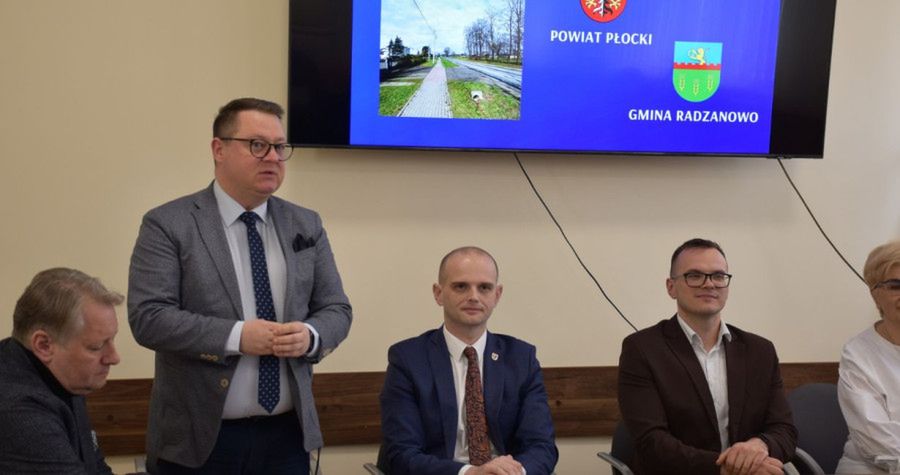 Kolejne inwestycje drogowe na terenie powiatu płockiego