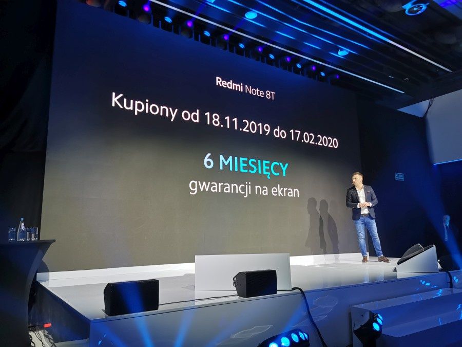 Redmi Note 8T gwarancja na ekran