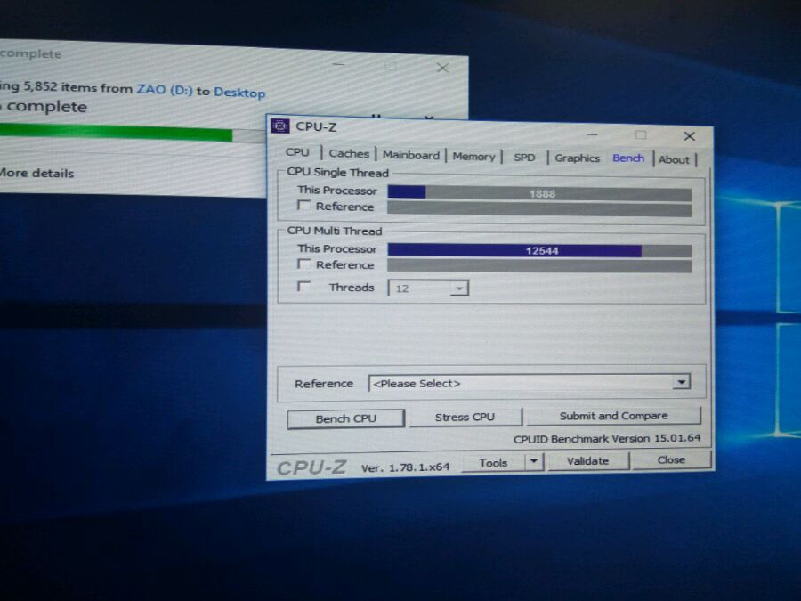 AMD Ryzen ES - CPU-Z