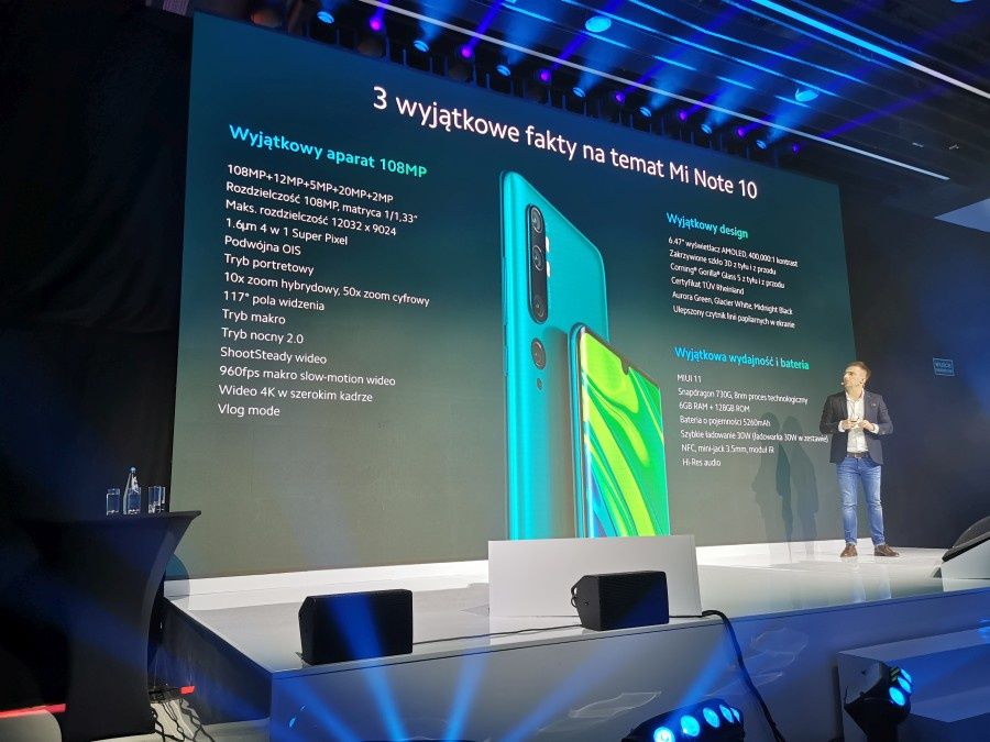 Xiaomi Mi Note 10 aparat