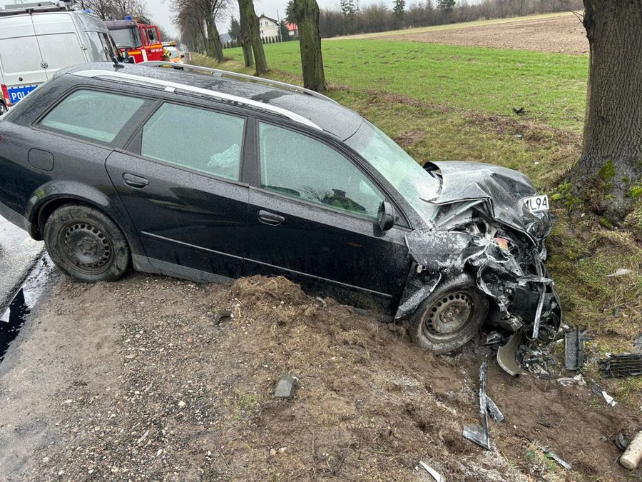 Poważny wypadek w Goślicach [ZDJĘCIA]