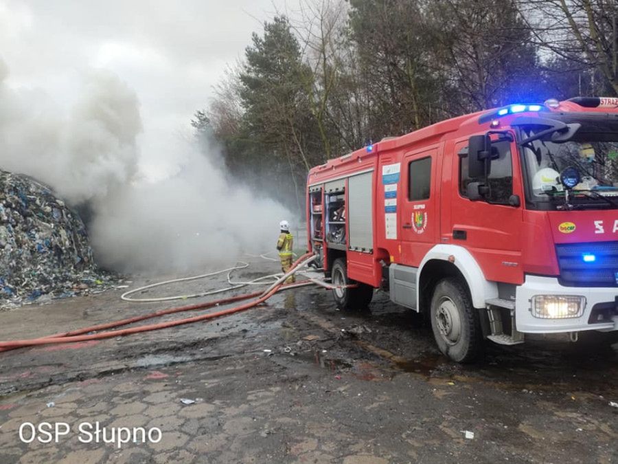 Kolejny pożar składowiska odpadów w Nowym Miszewie!