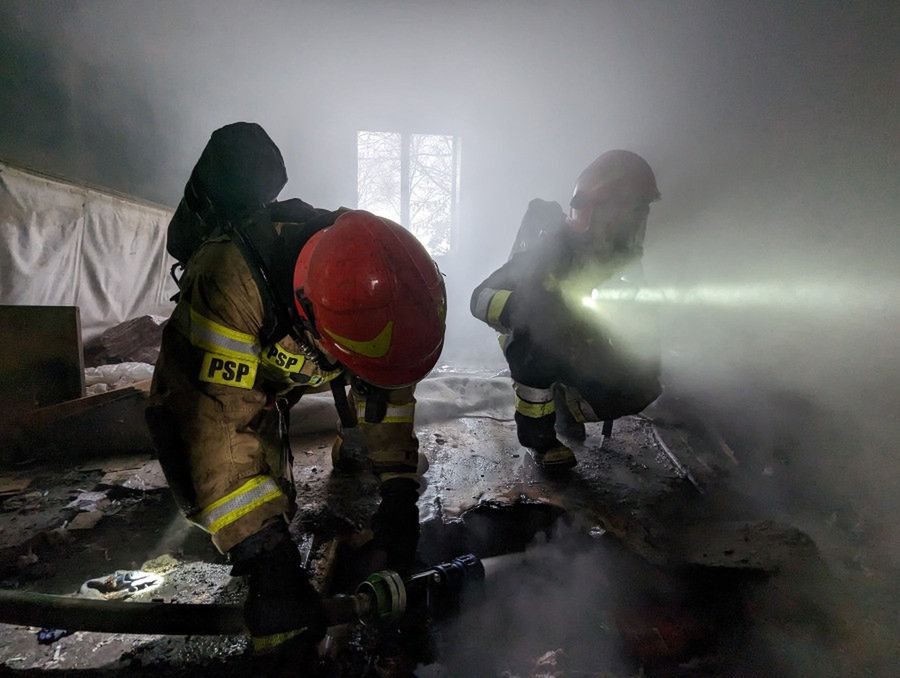 Sochaczew: kobieta zginęła w pożarze domu [ZDJĘCIA]