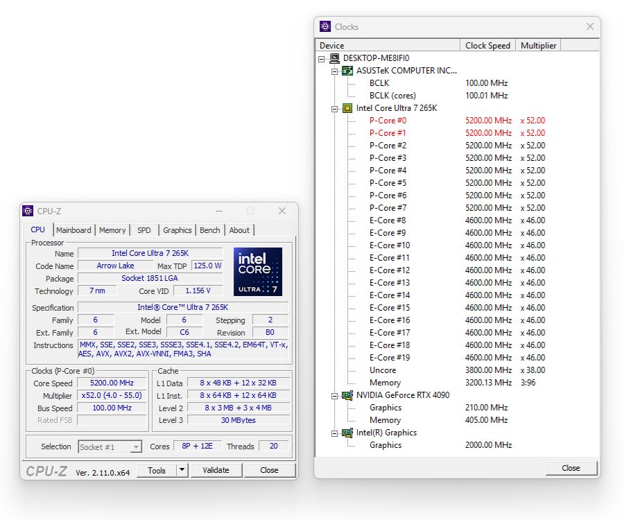 Intel Core Ultra 7 265K