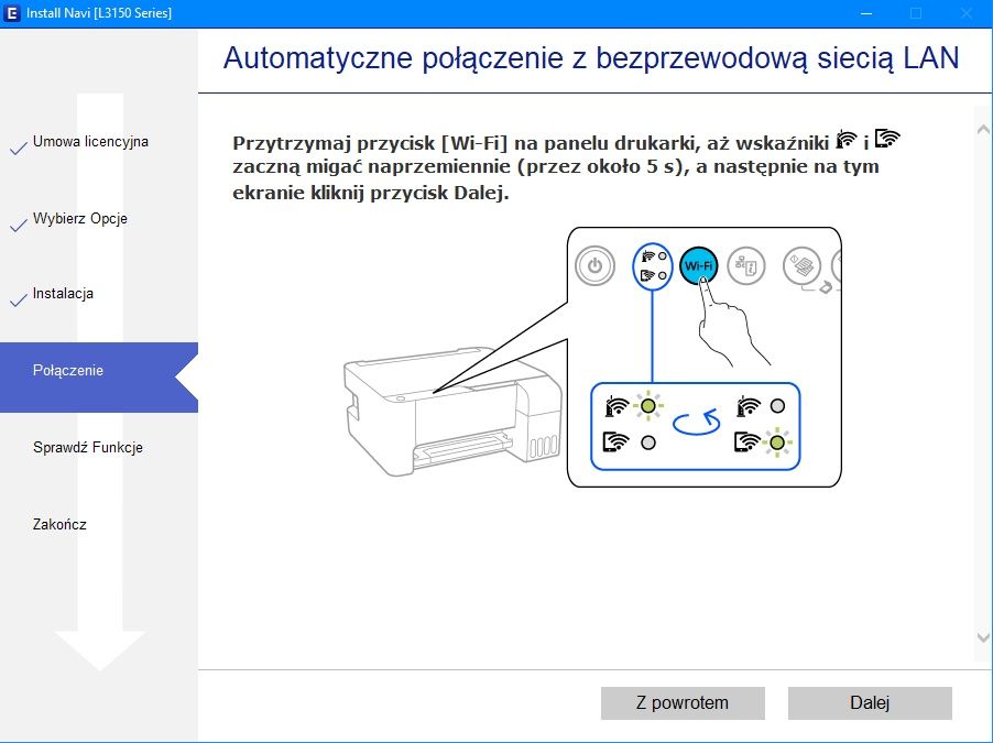 Epson instalacja