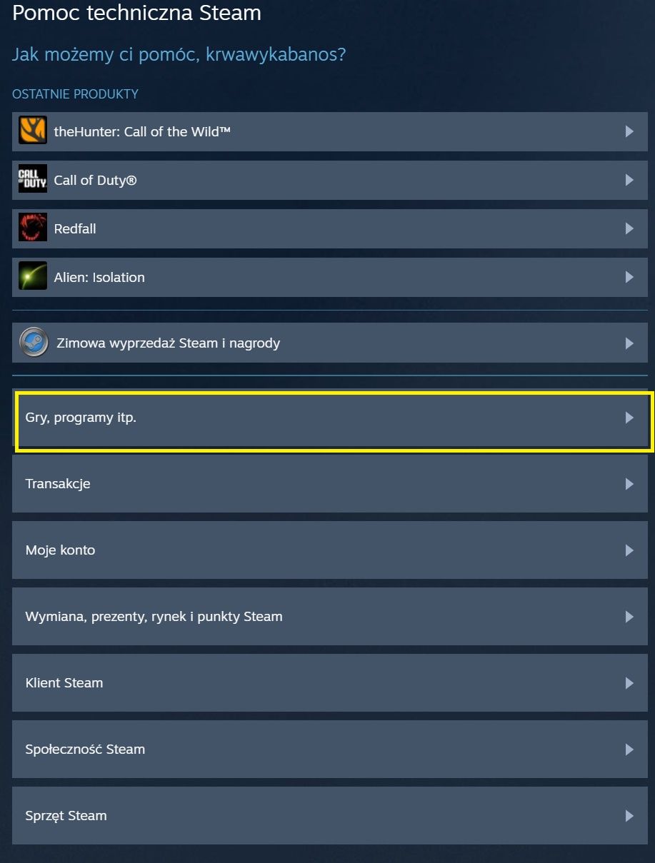 Jak zwrócić grę na Steam? 2