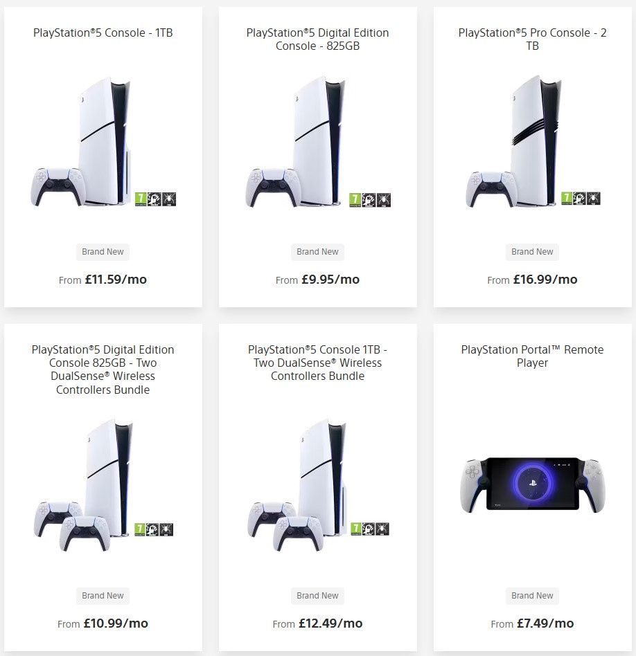 PlayStation 5 - cennik