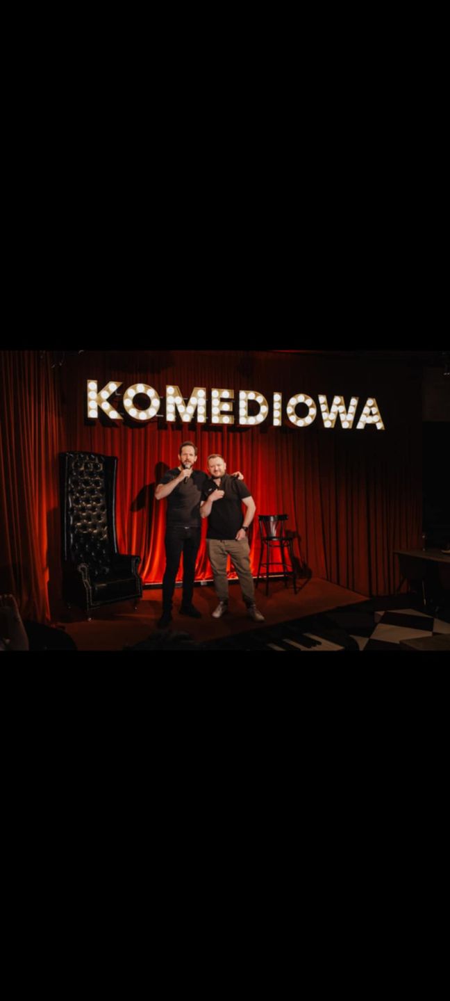 Damian Głowiński w trakcie prowadzenia różnych wydarzeń