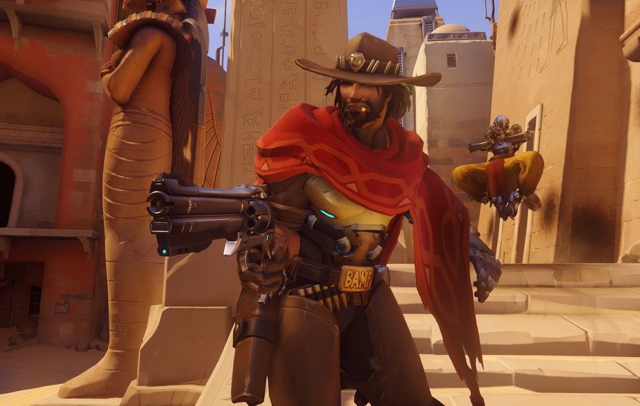 Overwatch - McCree z nieodłącznym koltem w ręku