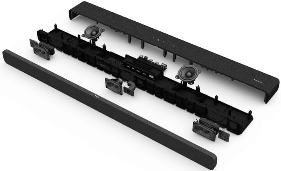 TCL TS-8132 - Soundbar z subwooferem - schemat budowy