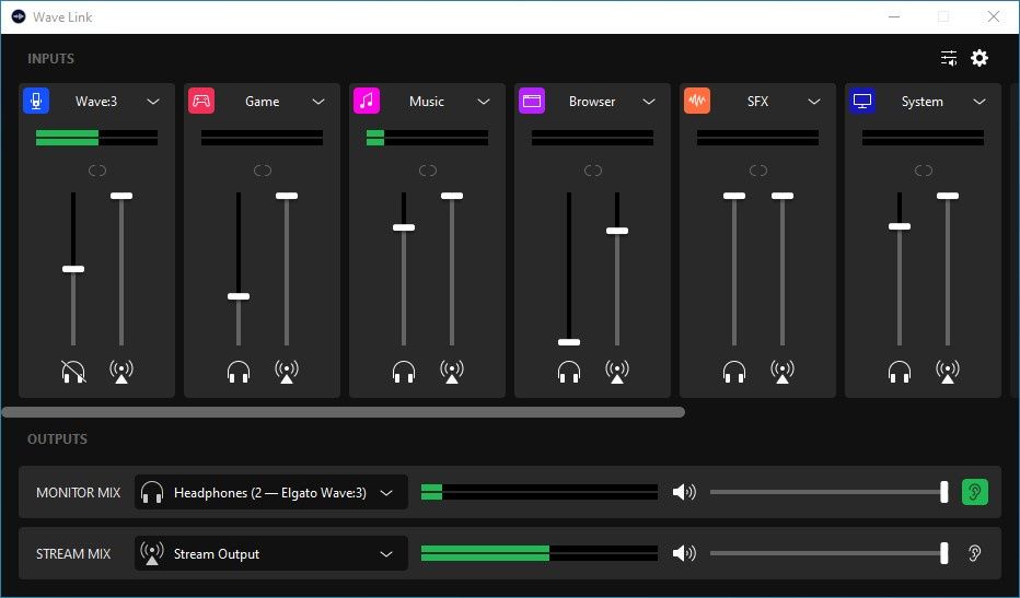 aplikacja Elgato Wave Link