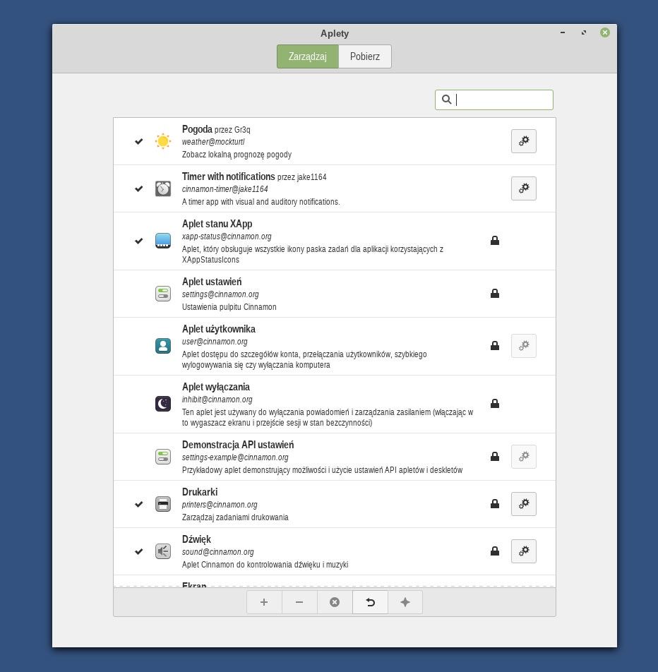 SUSE ustawienia w interfejsie KDE Plasma