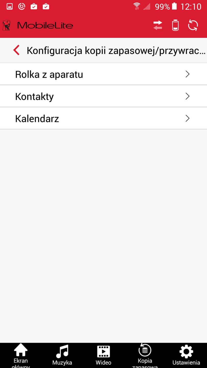 Kingston MobileLite aplikacja android 3