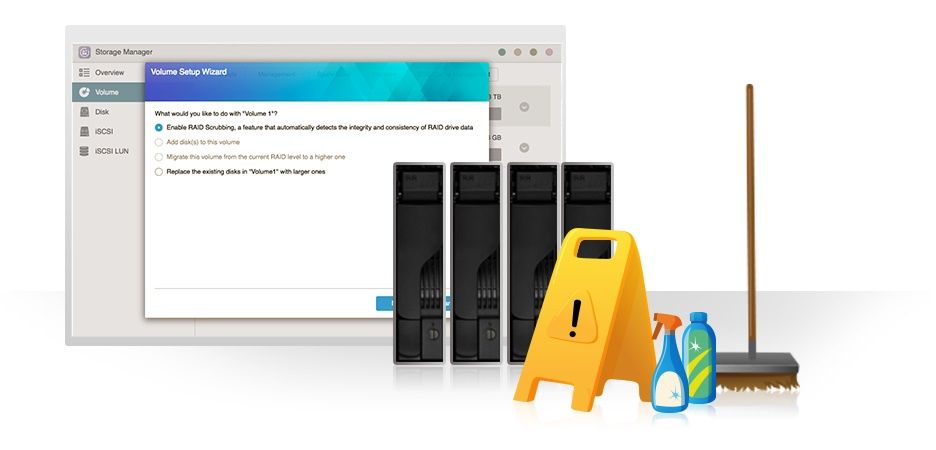 Asustor ADM 3.1 - RAID Scrubbing