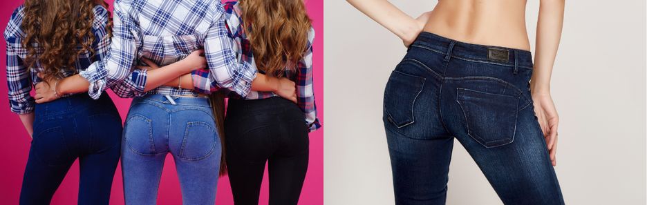 Jeansy push-up modelujące pośladki – co to za spodnie i jak je nosić? Ten fason działa cuda