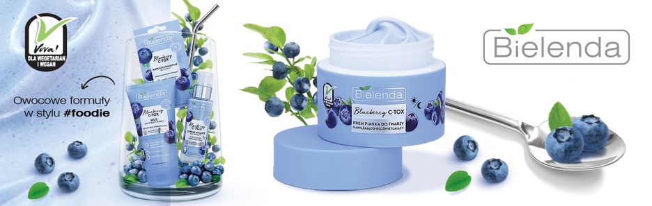 Blueberry C-TOX: nowa wegańska linia kosmetyków w duchu #foodie od Bielenda