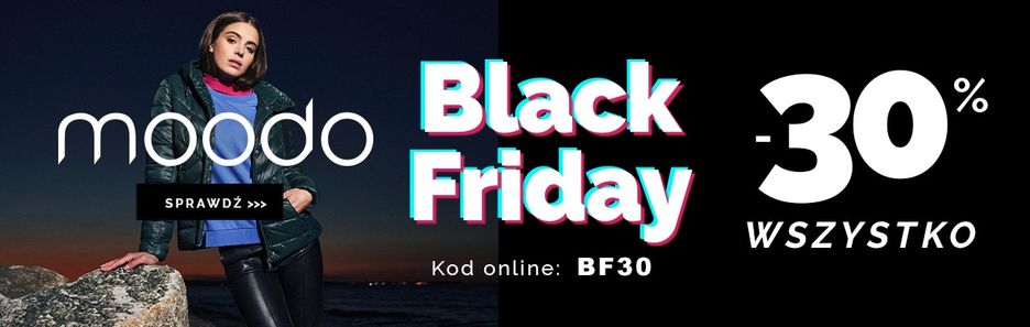 Hity sezonu, które warto kupić na Black Week ze zniżką -30% od Moodo na morele.lol