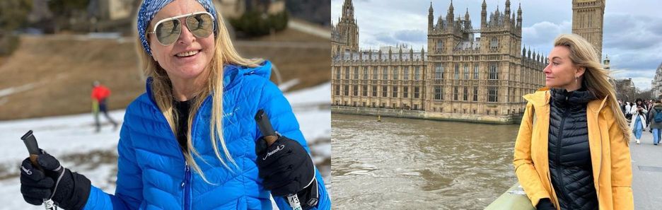 Monika Olejnik nosi pikowaną kurtkę. Ten hit wiosny upolujesz teraz za grosze