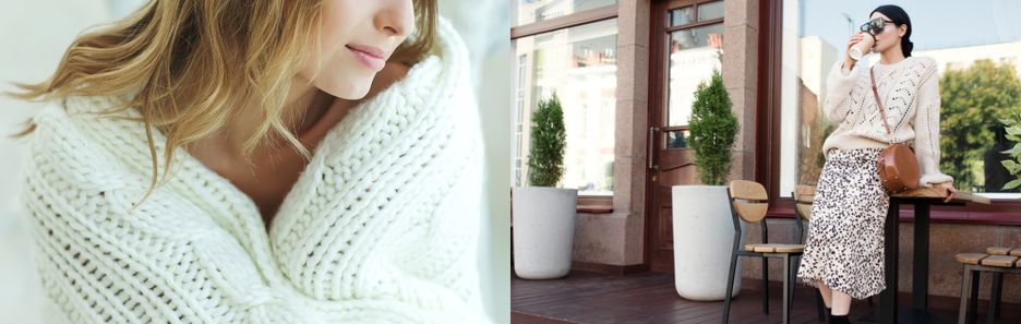 Jak nosić sweter damski, żeby wyglądać modnie? Zobacz nasze pomysły na stylizacje ze swetrami!