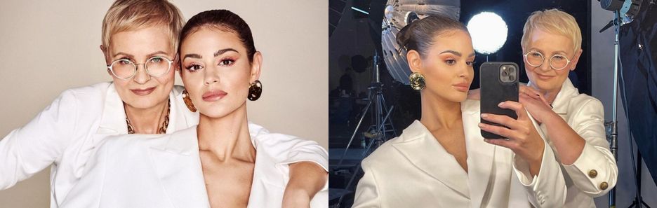 59-letnia mama Honoraty Skarbek robi furorę na Instagramie. Fajny ma styl?