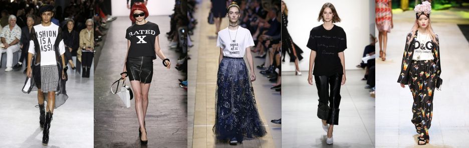 Statement t-shirt - topowy trend na 2017?