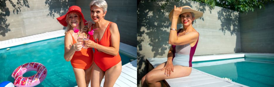 Stroje kąpielowe dla starszych pań – przegląd mody plażowej 50+