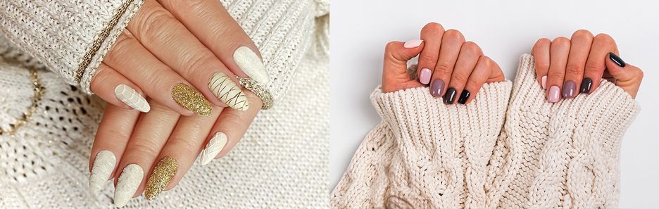 Najmodniejsze paznokcie na zimę 2020/2021 - pomysły na zimowy manicure, który zrobisz sama w domu!