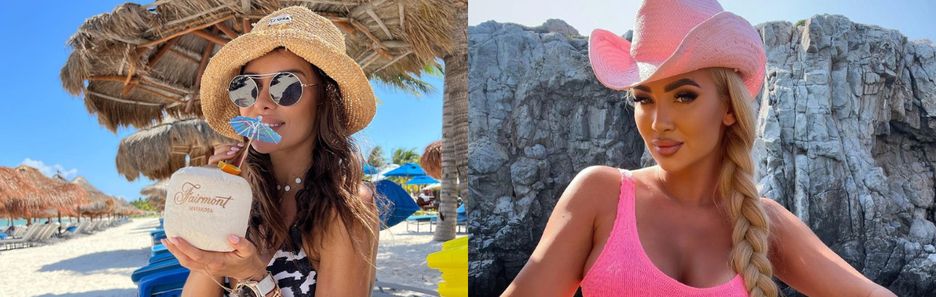 Siwiec zapozowała w odważnym bikini z modnym wzorem. Podobny nosi Macudzińska