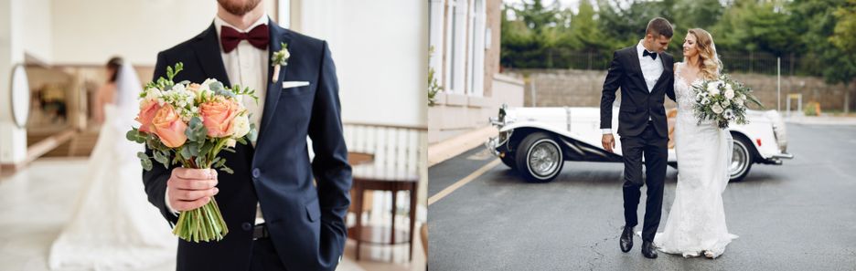 Garnitur ślubny dla pana młodego – jaki wybrać? Sprawdź dress code, trendy i style! [PORADNIK]