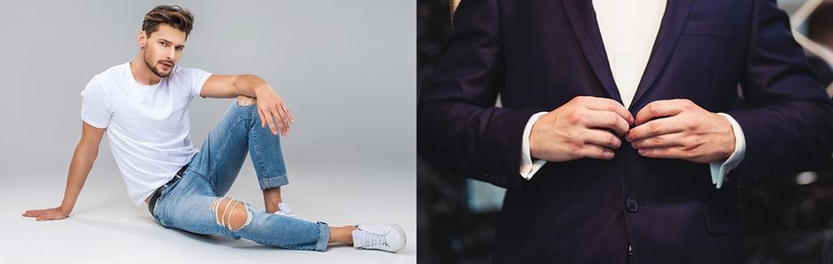 Modne ubrania dla szczupłych i wysokich mężczyzn – jakie stylizacje polecamy smukłym panom?
