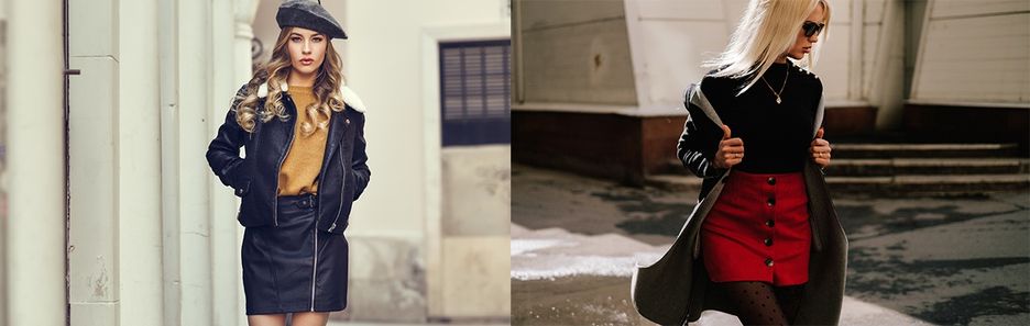 Spódniczka mini w stylizacjach na jesień. Jak ją nosić w chłodne dni?