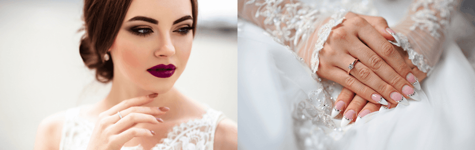 Najpiękniejsze paznokcie ślubne. Jaki manicure na ślub wybrać? Zobacz TE propozycje!