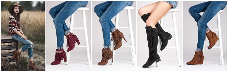 Must have: buty z frędzlami