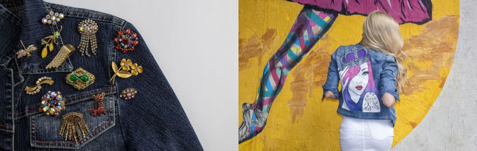 Kurtka jeansowa custom – 9 pomysłów DIY, jak przerobić kurtkę dżinsową na zupełnie nowy ciuch