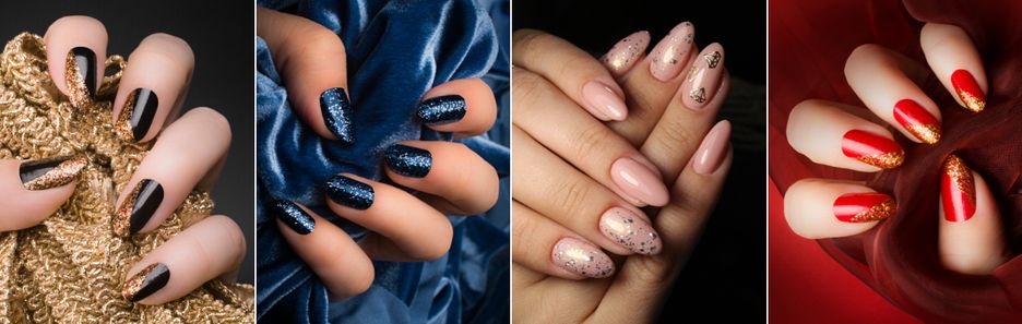 Paznokcie na sylwestra 2019/20 - zobacz pomysły na sylwestrowy manicure!